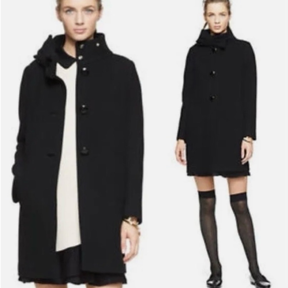Kate Spade black wool jacket size 8